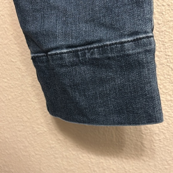 Gap Women Dark Wash Straight Crop Coupe 3/4 Droite Size 4/27 - Picture 2 of 4